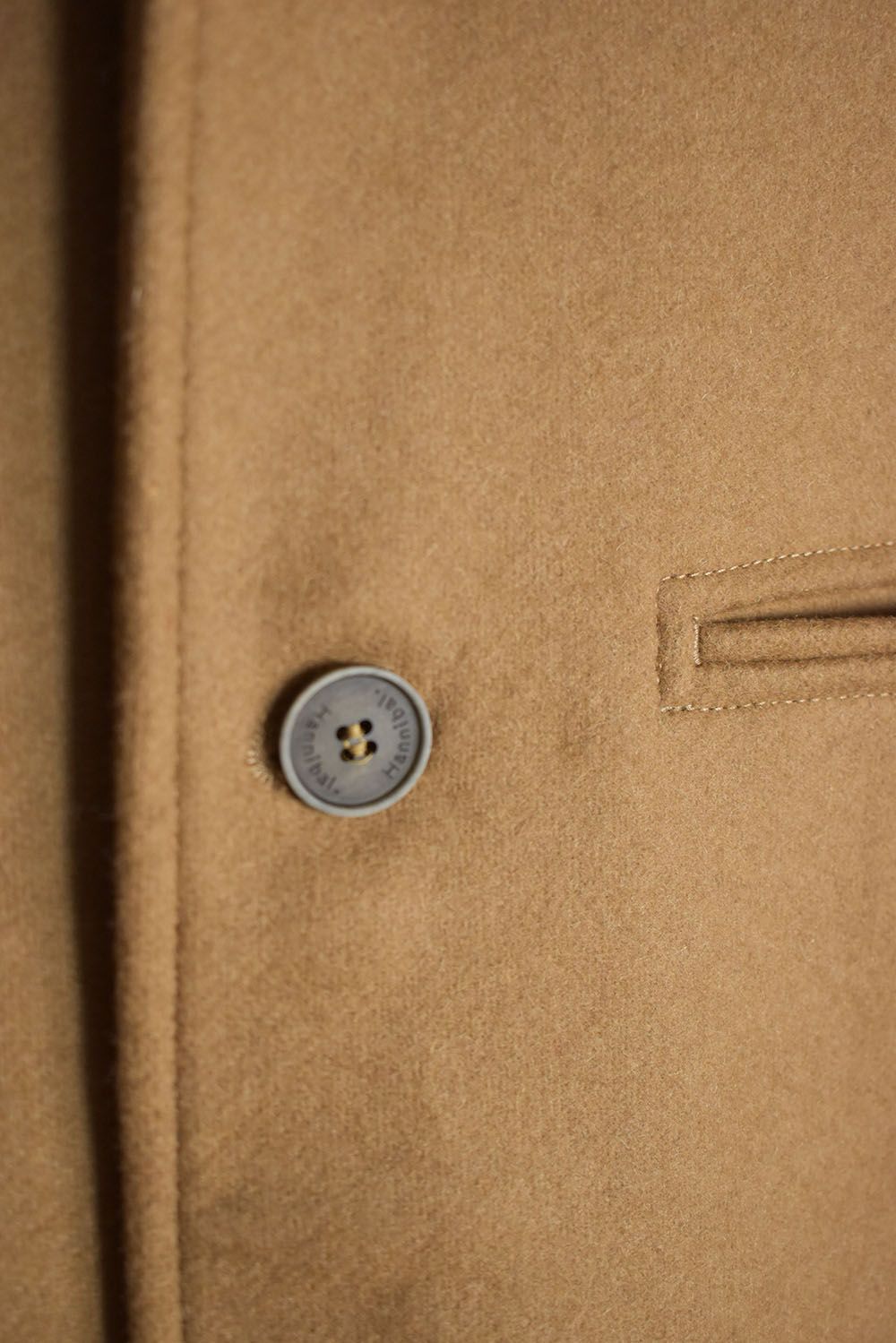 Wool Cashmere Work Jacket"Camel" / ウールカシミアワークジャケット"キャメル"