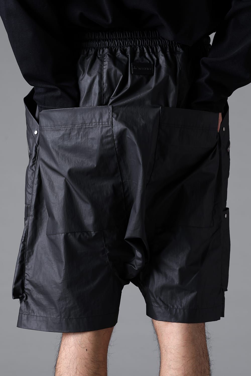 《2026SS先行予約》Coating Cargo Shorts"Black" / コーティングカーゴショーツ"ブラック"