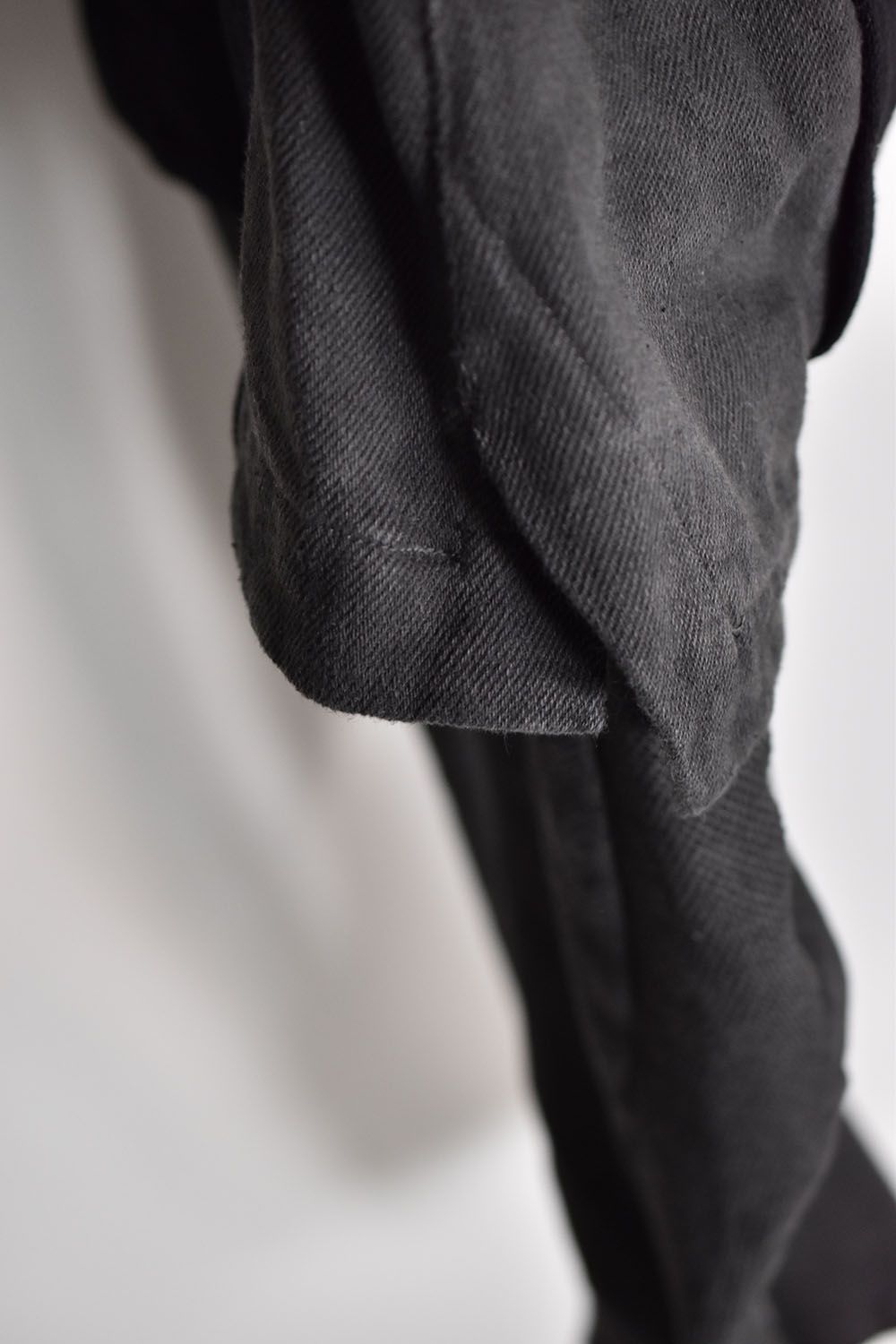 Layered Long Pants"Black×Grey"/レイヤードロングパンツ"ブラック×グレー"