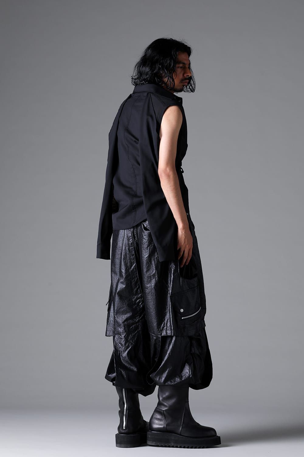 《2026SS先行予約》Parachute Cargo Wide Pants"Black" / パラシュートカーゴワイドパンツ"ブラック"