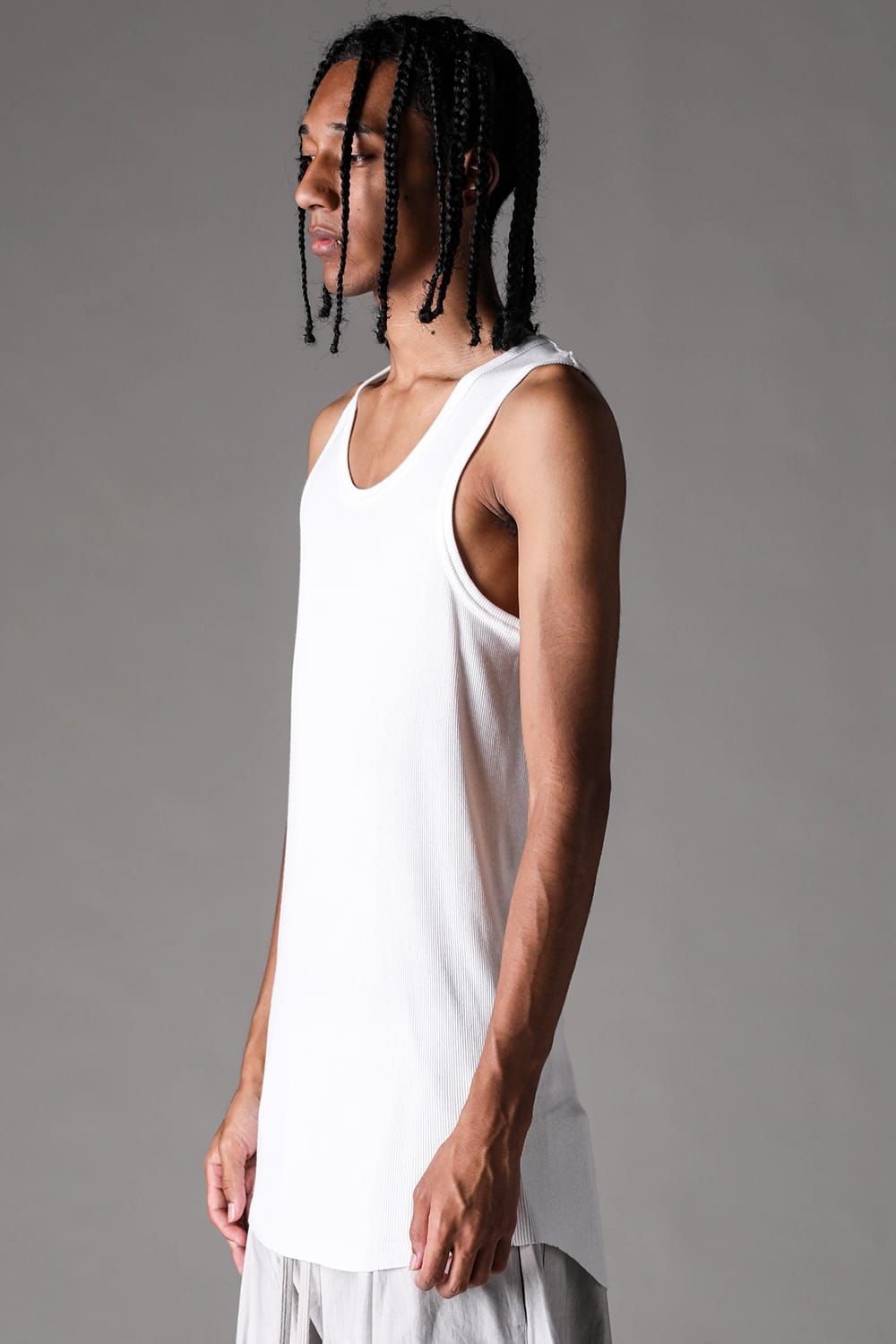 《2027SS先行予約》Regular Rib Tank Top"Ivory" / レギュラーリブタンクトップ "アイボリー"