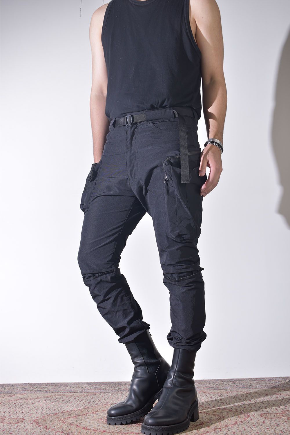 Slim Cargo Pants"Black" / スリムカーゴパンツ"ブラック"
