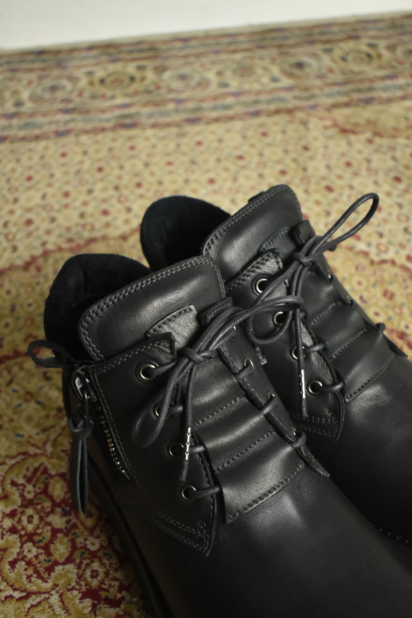 Horse Leather Derby Shoes"Black" / ホースレザーダービーシューズ"ブラック"