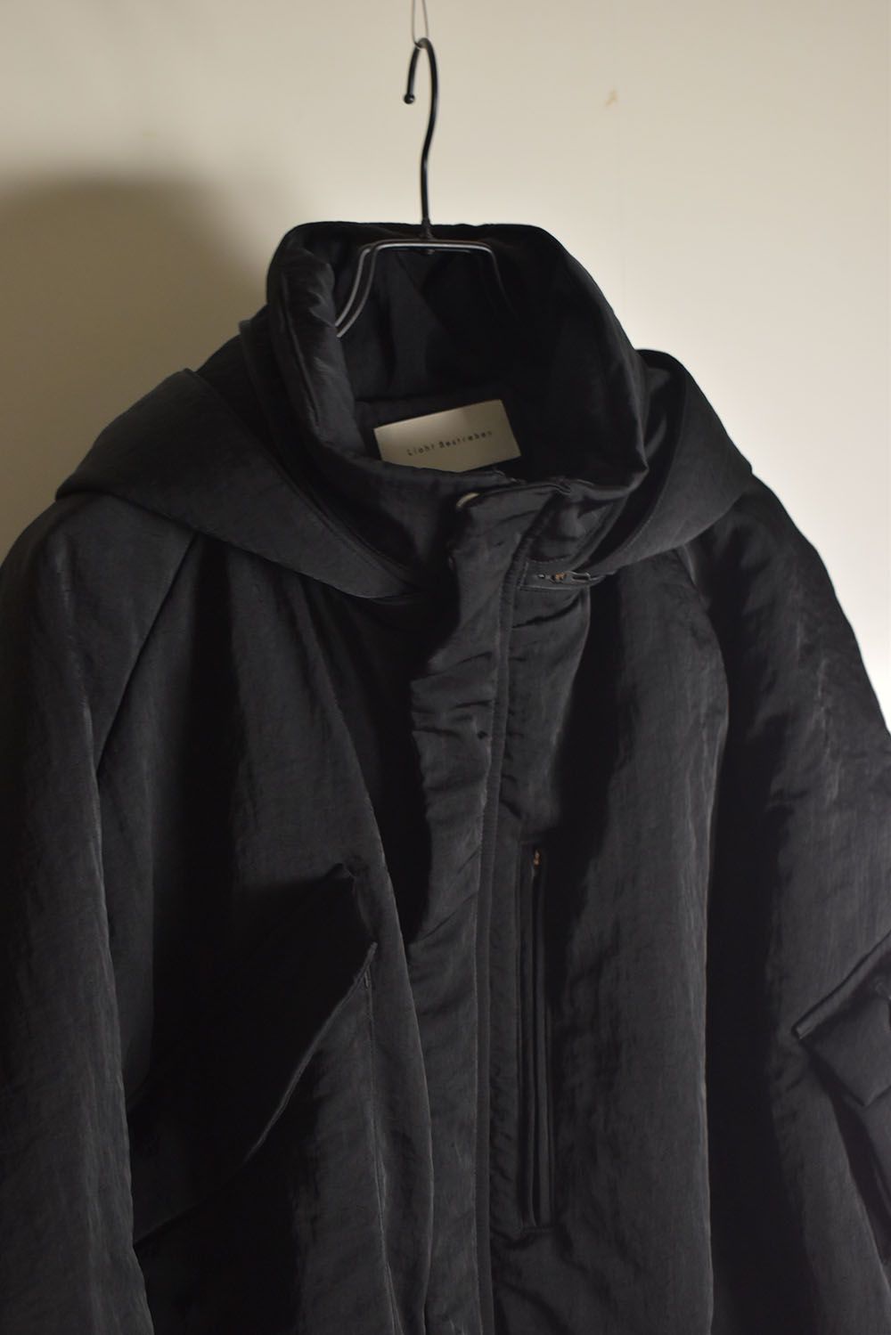 Padding Short Blouson"Black" / パディングショートブルゾン"ブラック"
