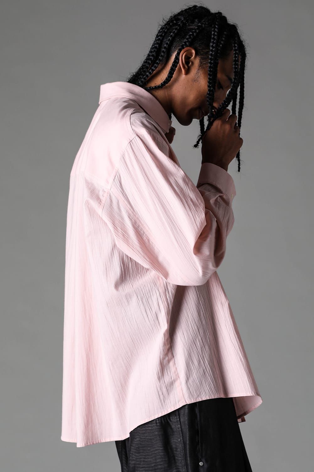 《2027SS先行予約》Over Sized Shirts"Black / Blue /L.Pink / Ivory" / オーバーサイズシャツ "ブラック / ブルー / ライトピンク /アイボリー"
