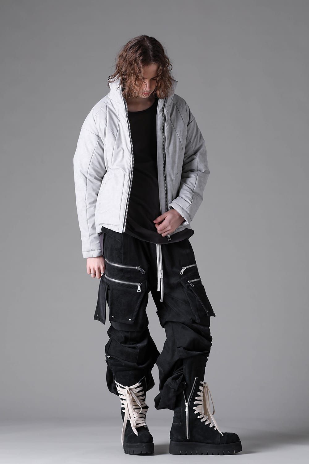 《2026AW先行予約》Padded Blouson "Smoke Black / L.Grey" / パデッドブルゾン"スモークブラック / ライトグレー"