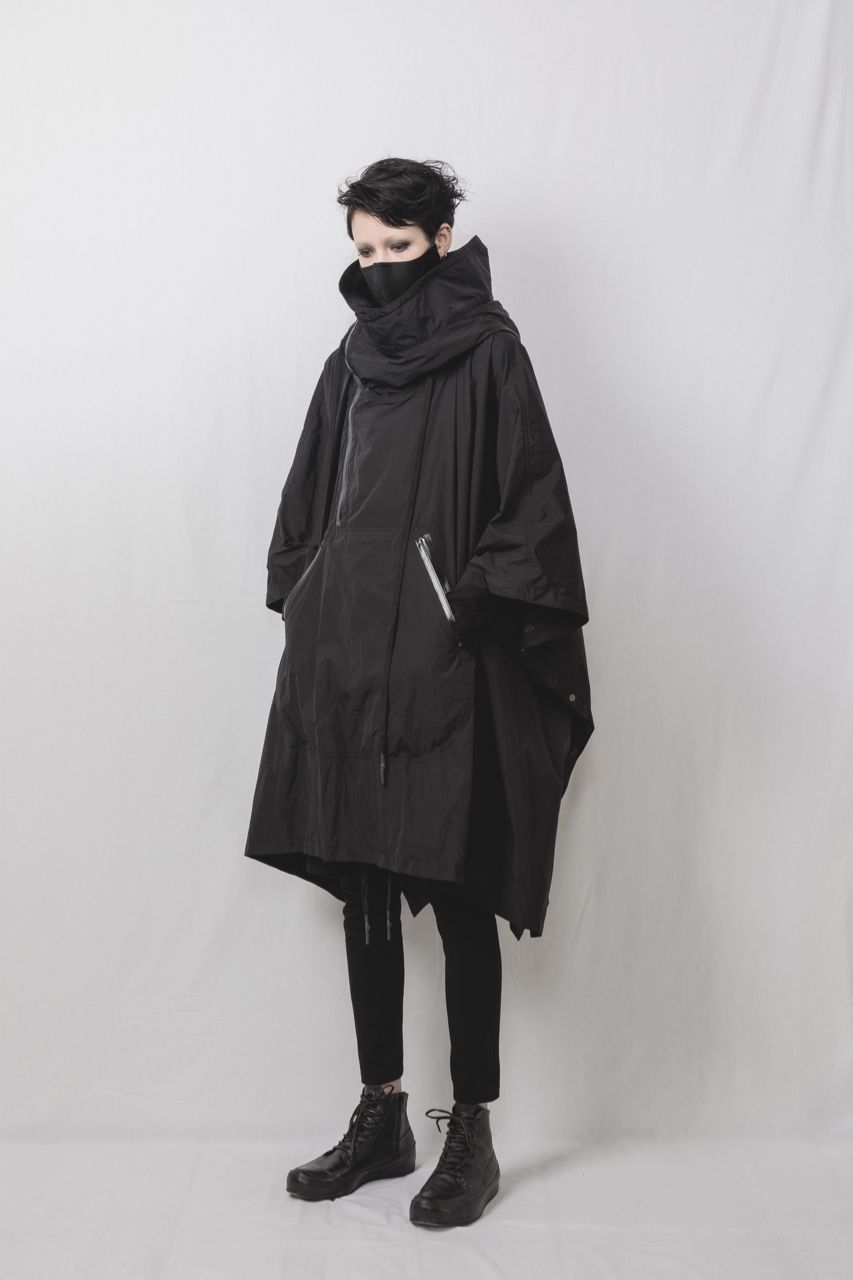 Parka Poncho"Black"/ パーカーポンチョ"ブラック"