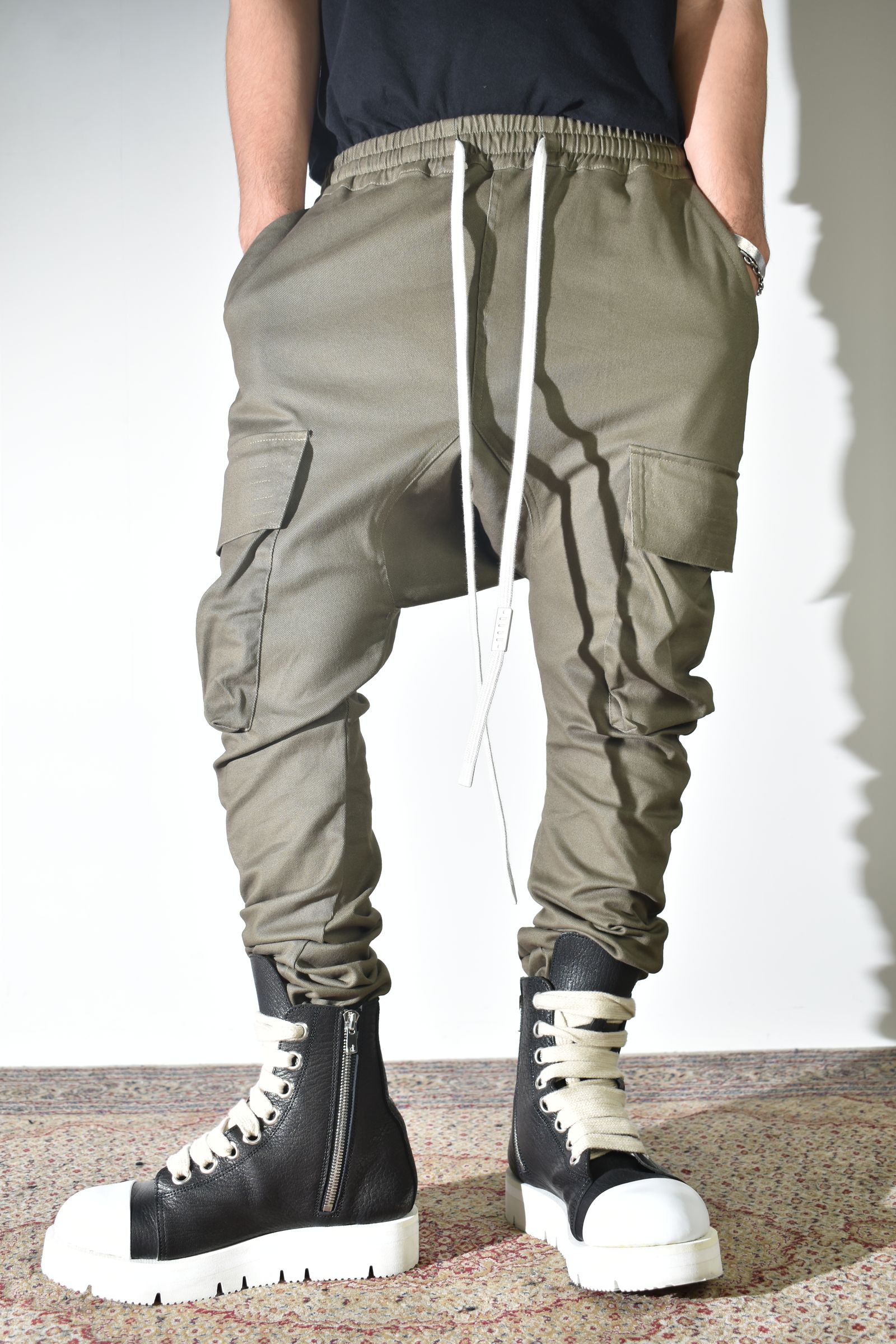 【Exclusive】Cargo Sarouel Skinny"Khaki" / カーゴサルエルスキニー"カーキ"