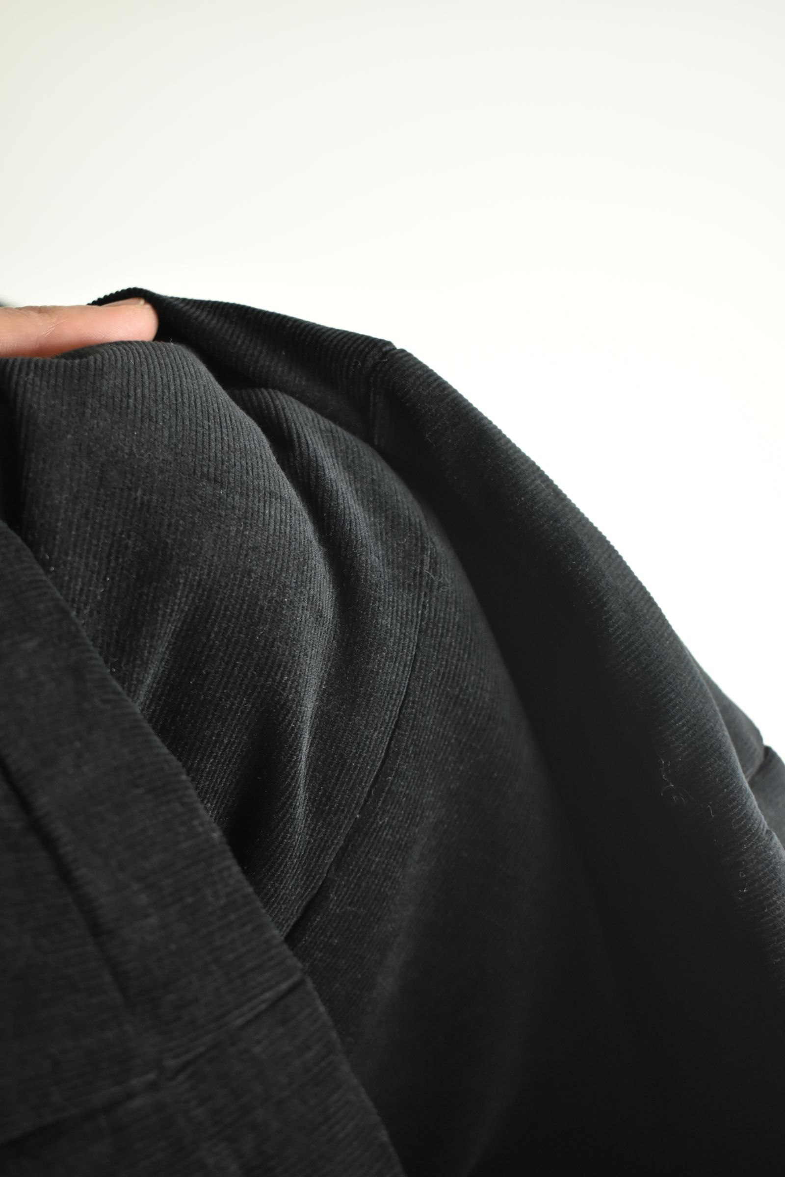 《2026AW先行予約》Corduroy Padded Blouson "Black" / コーデュロイパデッドブルゾン"ブラック"