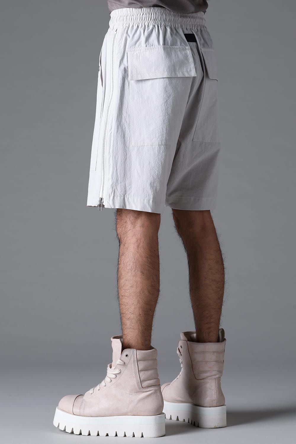 《2026SS先行予約》Side Zip Shorts"Black / White /Stone" / サイドジップショーツ"ブラック/ホワイト/ストーン"