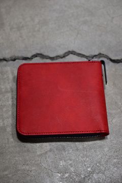 Round Zip Wallet"Red(Habanero)"/ラウンドジップウォレット"レッド(ハバネロ)"