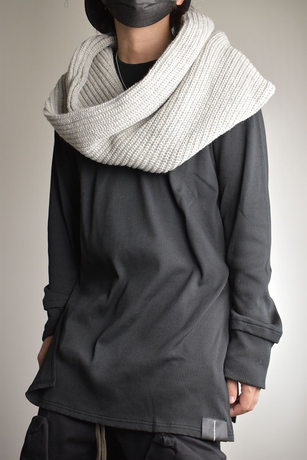 Knit Snood "Oyster Grey" / ニットスヌード"オイスターグレー"