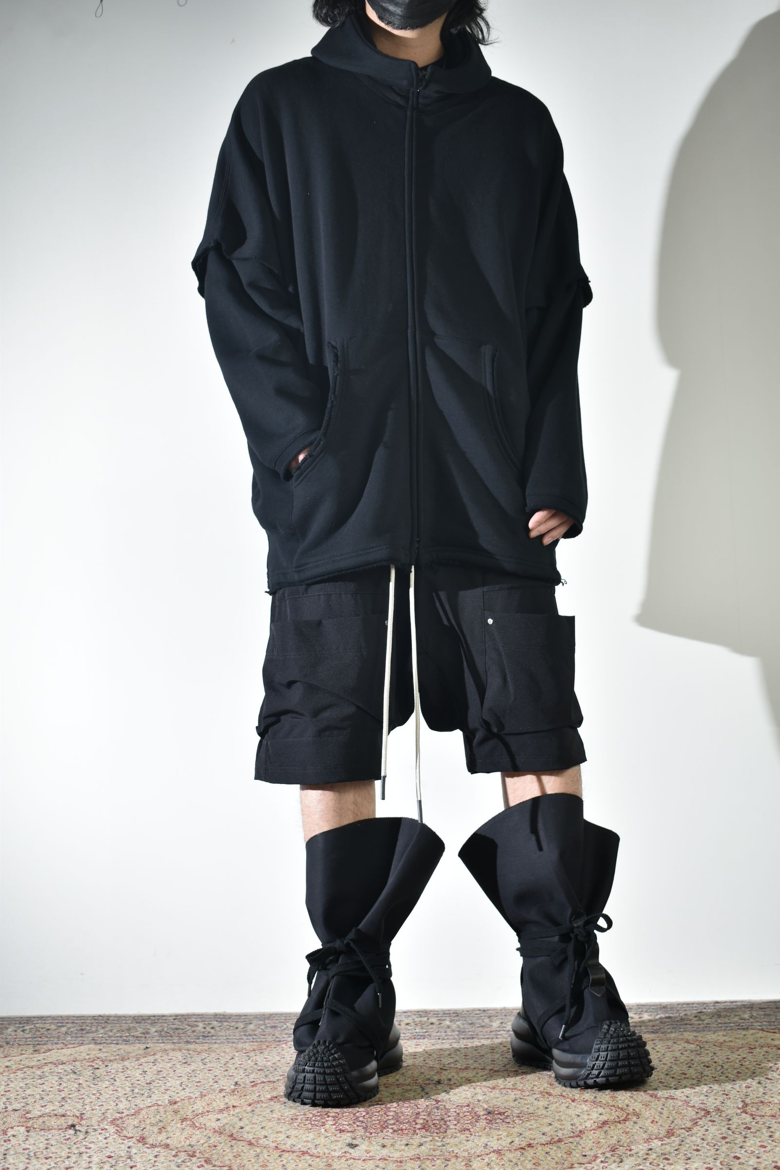 2Wayで着られる着用シーズンの長いスウェット