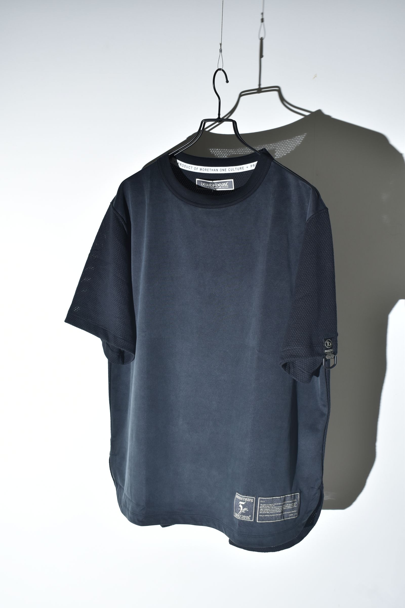 Suedy Short Sleeve Tee"Black" / スウェーディショートスリーブTee"ブラック"