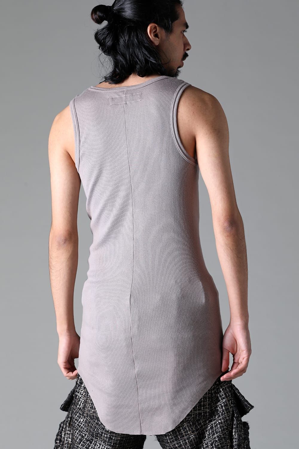 《2025AW先行予約》Rib Tank Top"Black / White /G.Beige / Grey / L.Beige" / リブタンクトップ"ブラック/ホワイト/グレーベージュ/グレー/ライトベージュ"