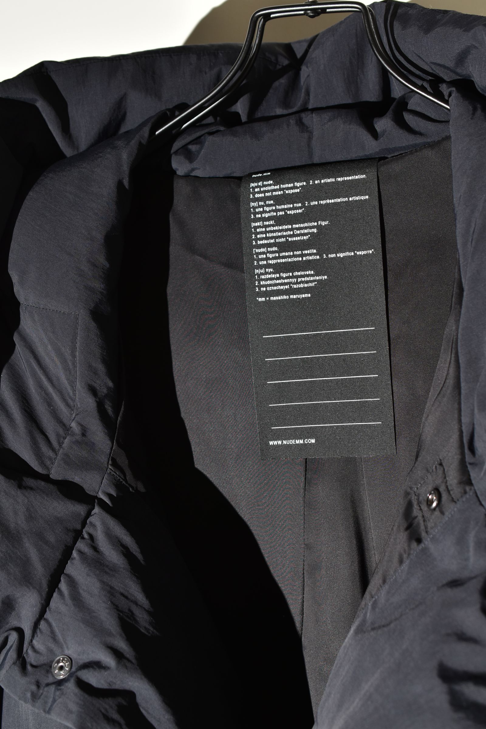 Multi Zip Down Parka Jacket (with Vest)"Black" / マルチジップダウンパーカージャケット(ベスト付き)"ブラック"