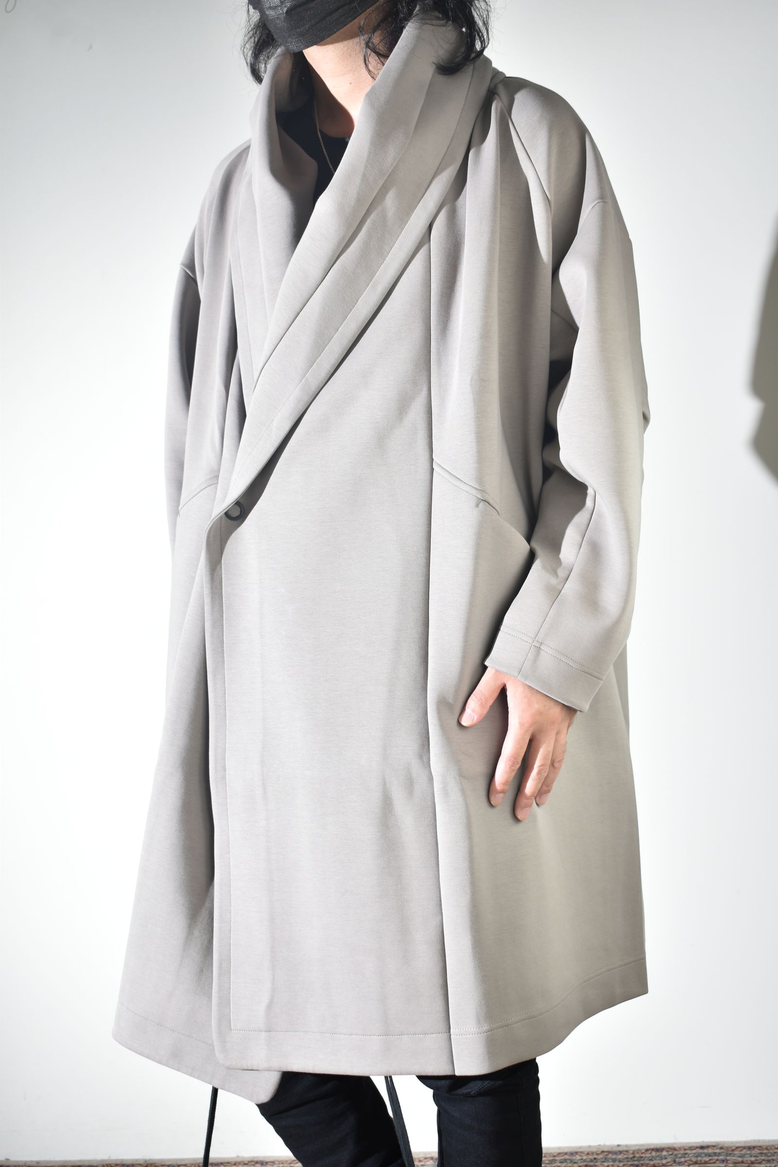 Rap Jersey Coat "Greige" / ラップジャージーコート"グレージュ"