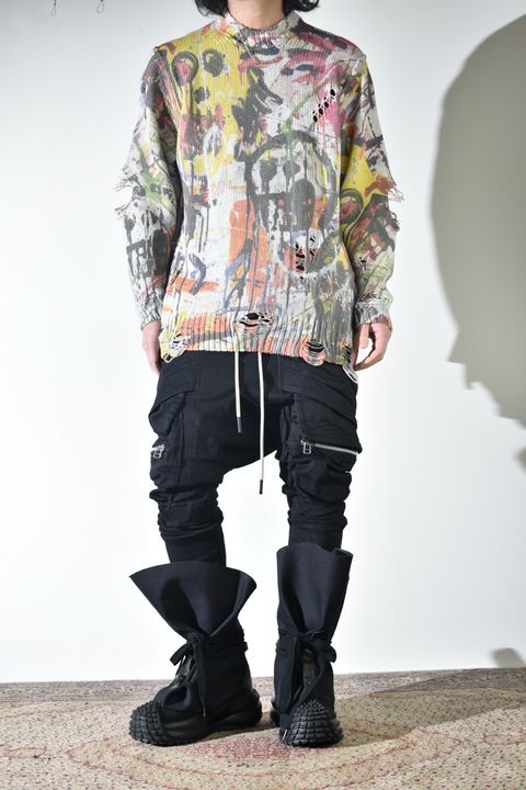 サルエルスキニーも合うサックブーツ