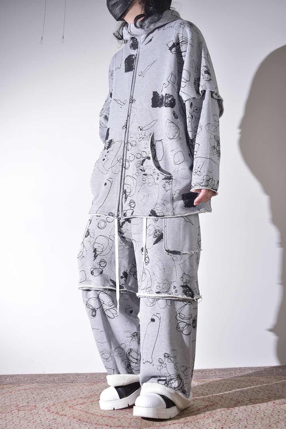 春夏のラフなスウェット