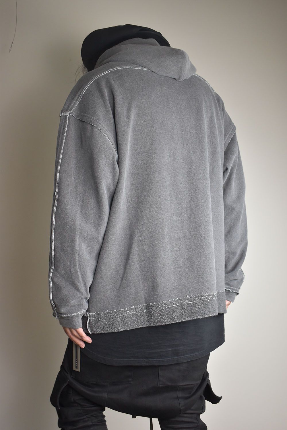 Painter Sweat Pullover Hoodie"Grey" / ピグメントスウェットプルオーバーフーディ"グレー"