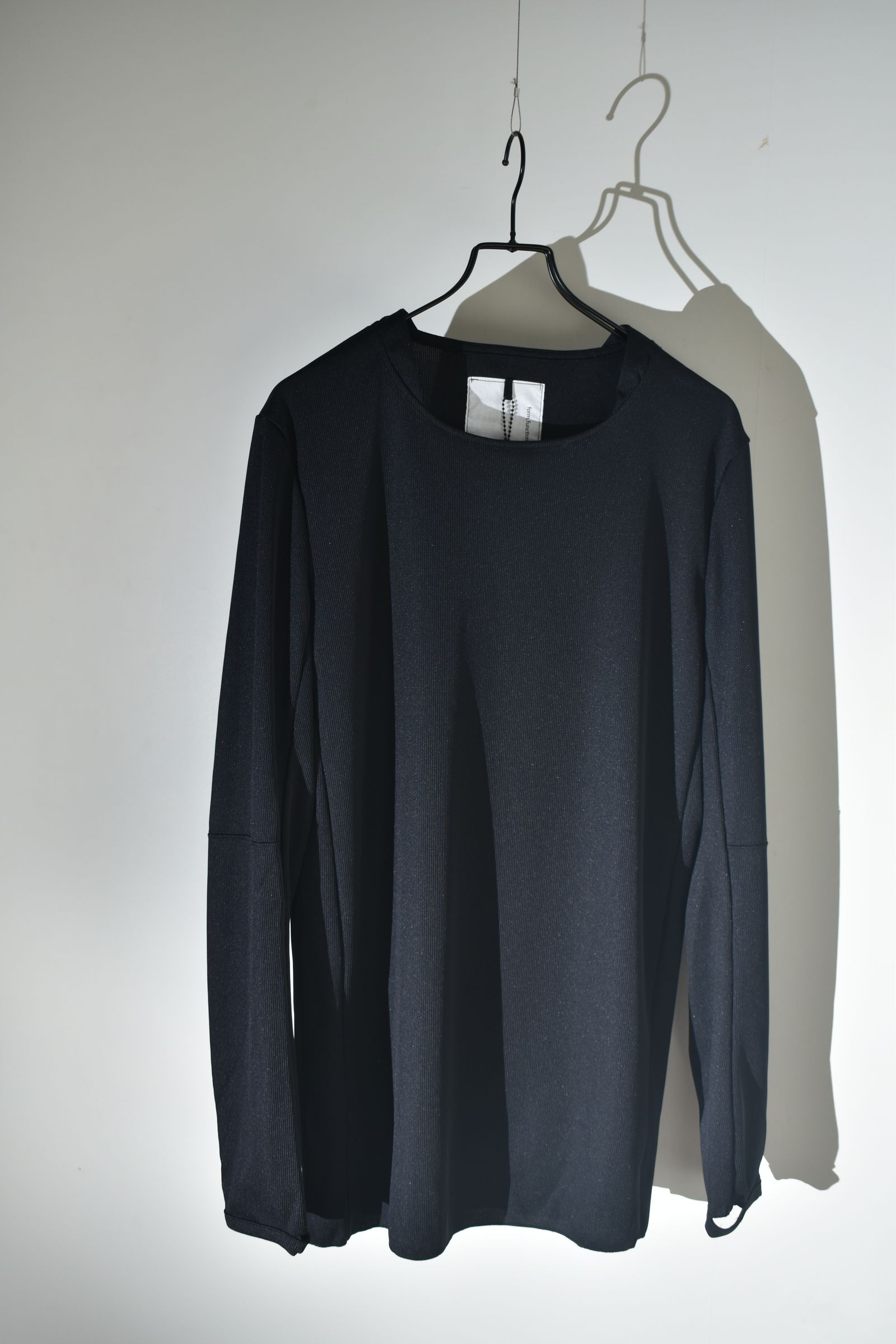 基層 Long Sleeve_01 "Black" / 基層ロングスリーブ"ブラック"