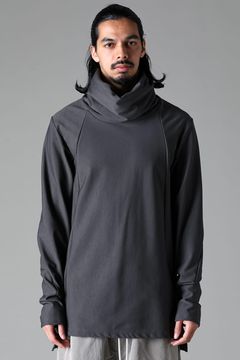 《2025AW先行予約》Thermal High Neck Top"Black / Grey"/サーマルハイネックトップ"ブラック/グレー"