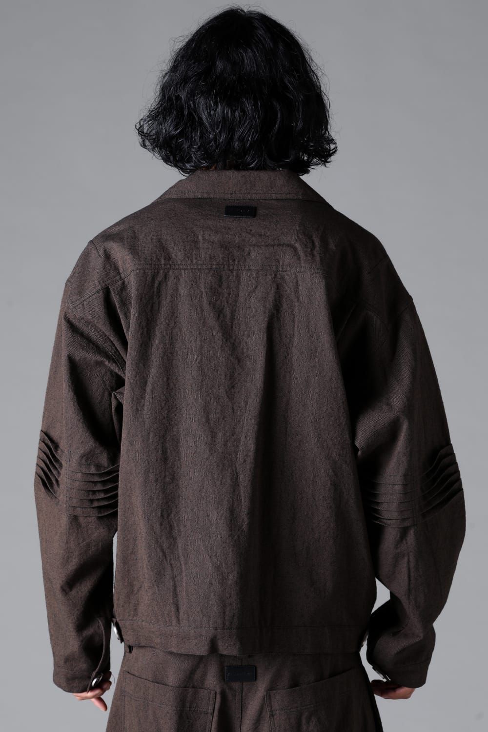 《2026SS先行予約》Pin Tuck Blouson"Macassar" / ピンタックブルゾン"マカサー"