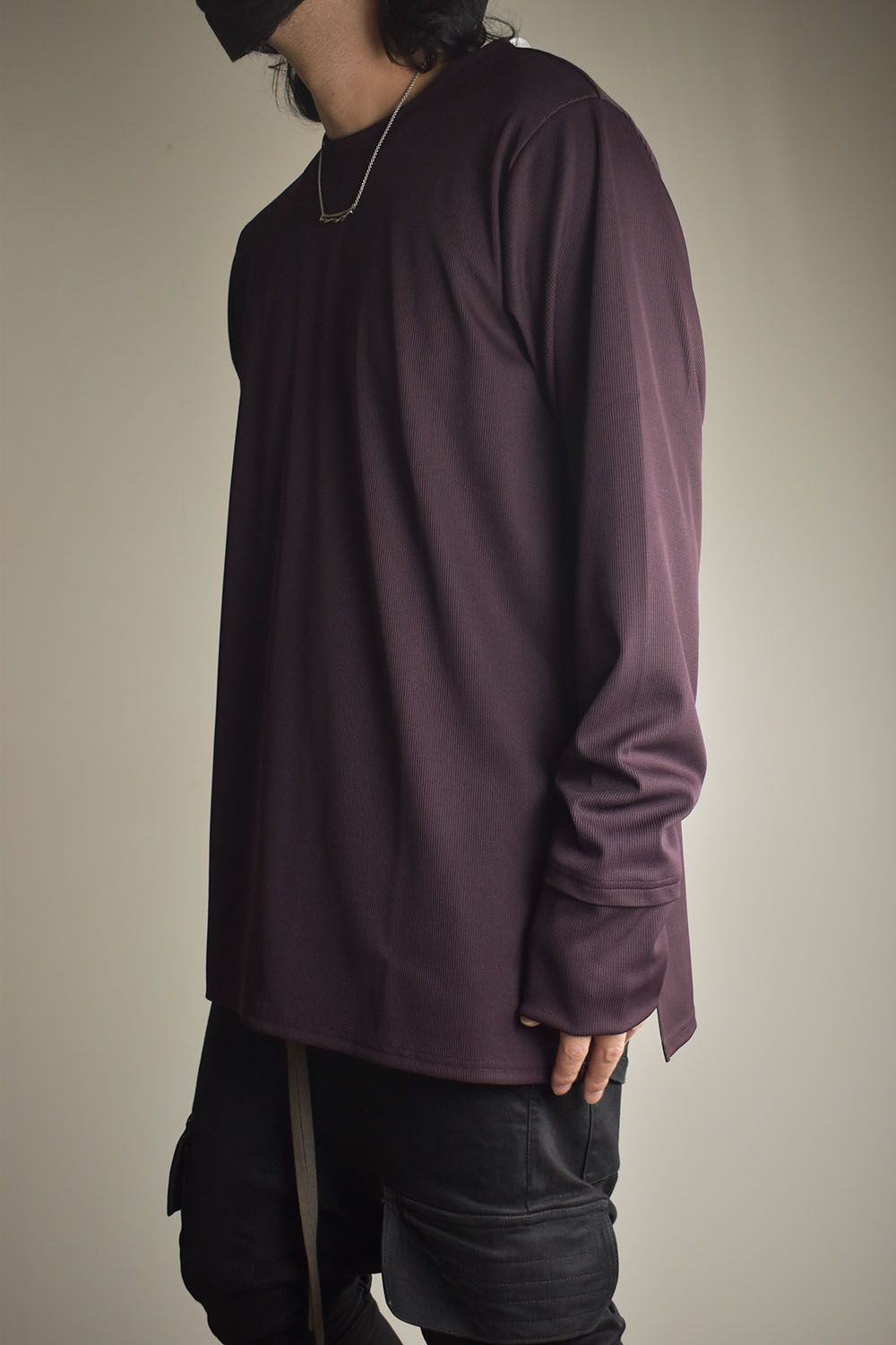 Base Layer Crew Neck "Bordeaux" / ベースレイヤークルーネック"ボルドー"