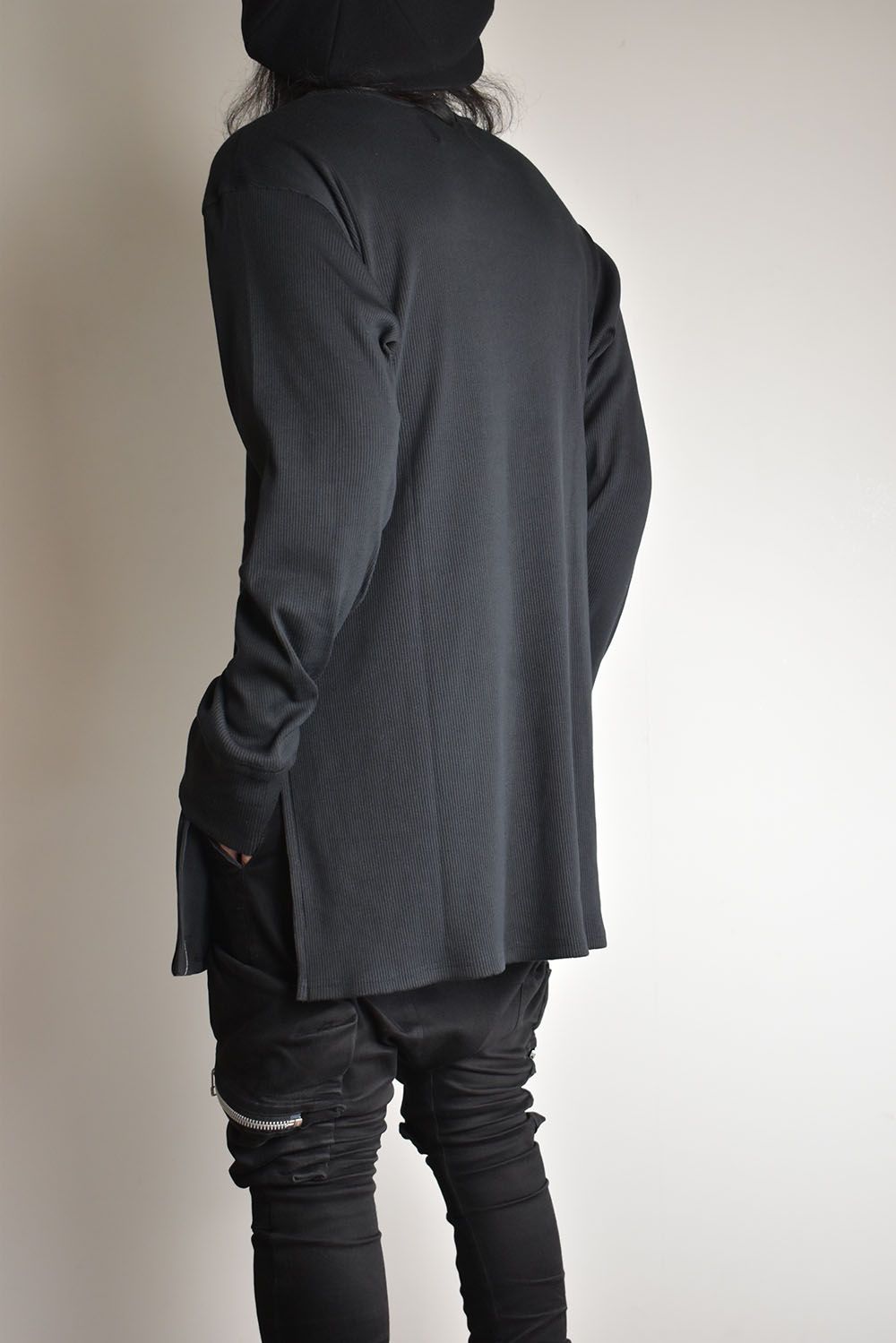 Base Layer Round Neck"Black"/ベースレイヤーラウンドネック"ブラック"