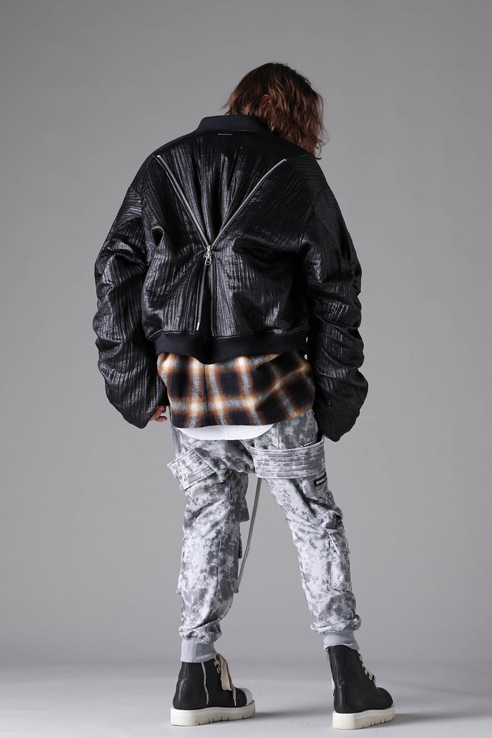 《2026AW先行予約》Sweat Belt Cargo Sarrouel Easy"L.Grey" / スウェットベルトカーゴサルエルイージー"ライトグレー"