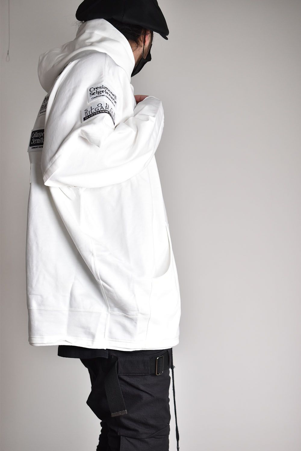 Over Sized Parka With Multi Patches"Off White"/オーバーサイズドパーカーウィズマルチパッチズ"オフホワイト"
