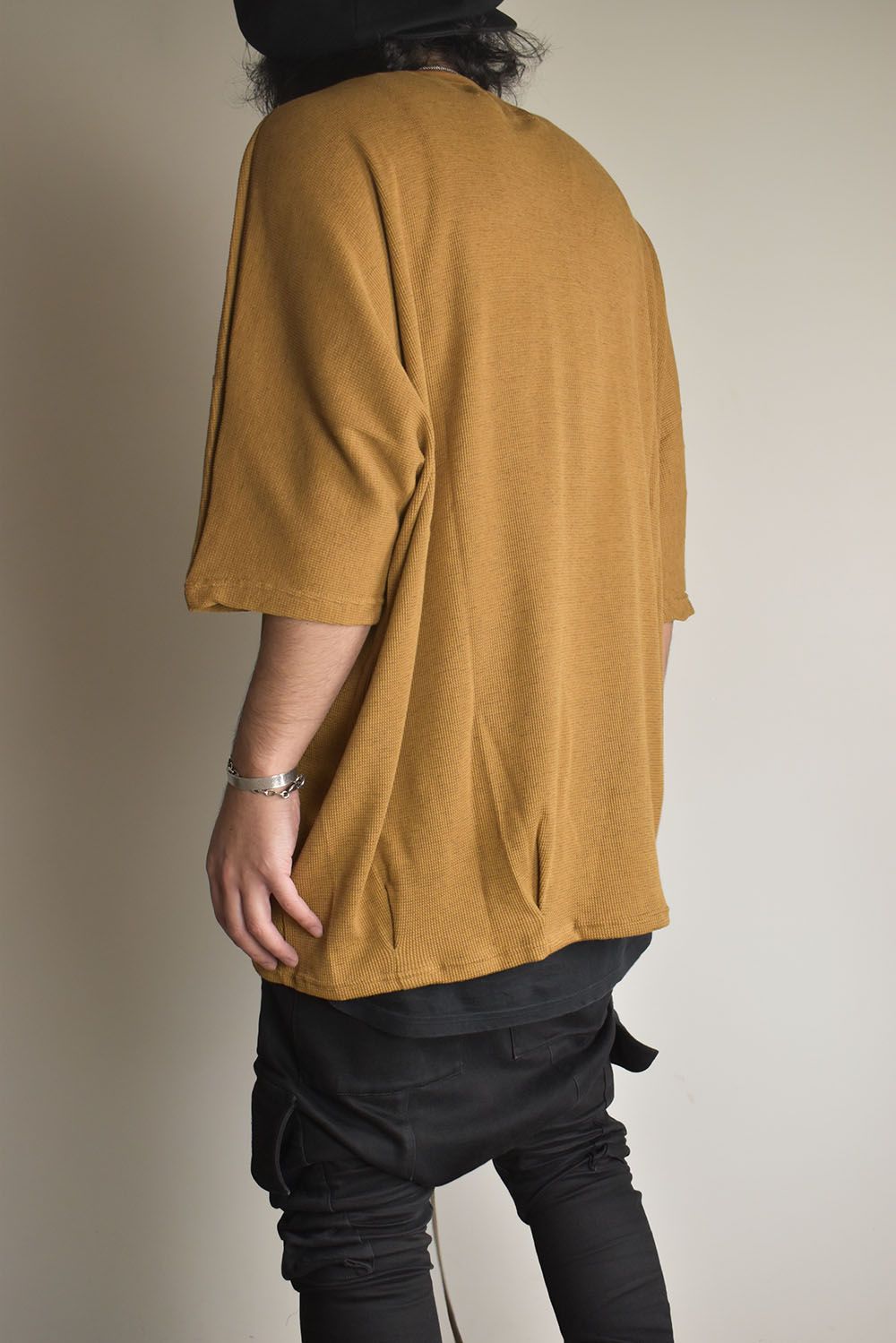 Waffle Dolman Tee"Raw Unber" / ワッフルドルマンTee"ローアンバー"