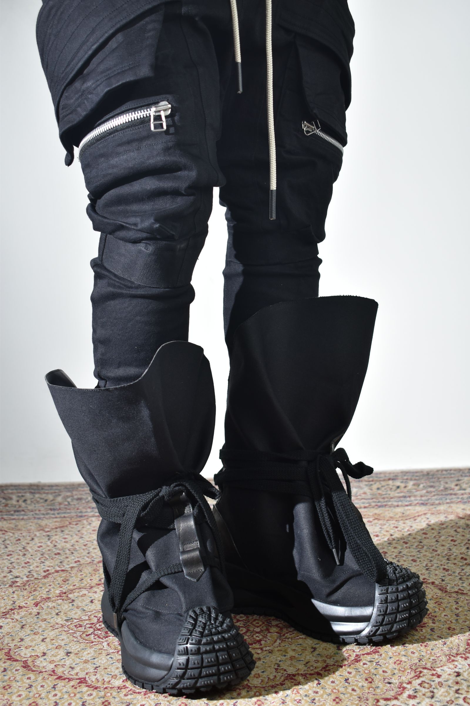 Magarimono collabo Sack Boots"Black" / MAGARIMONO コラボ サックブーツ"ブラック"
