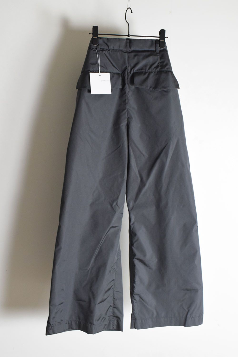 Shingle Flap Baggy Trousers "Charcoal" / シンフラップバギートラウザー"チャコール"