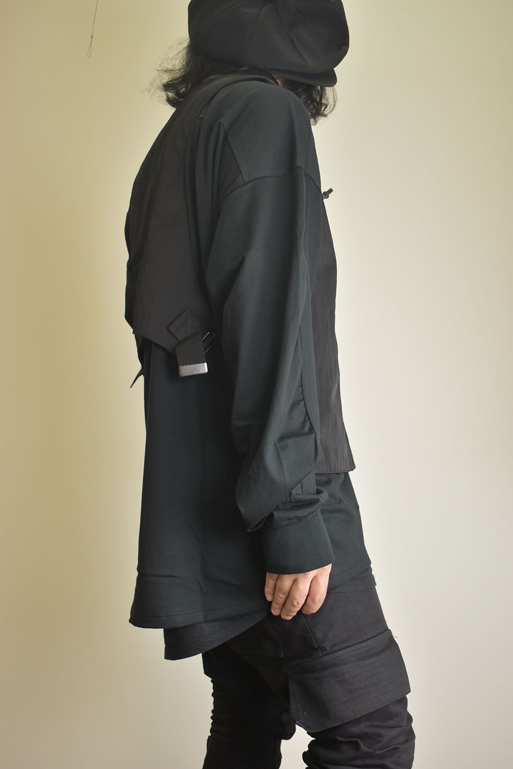 Nylon Wool Twill Tactical Vest"Black" / ナイロンウールツイルタクティカルベスト"ブラック"