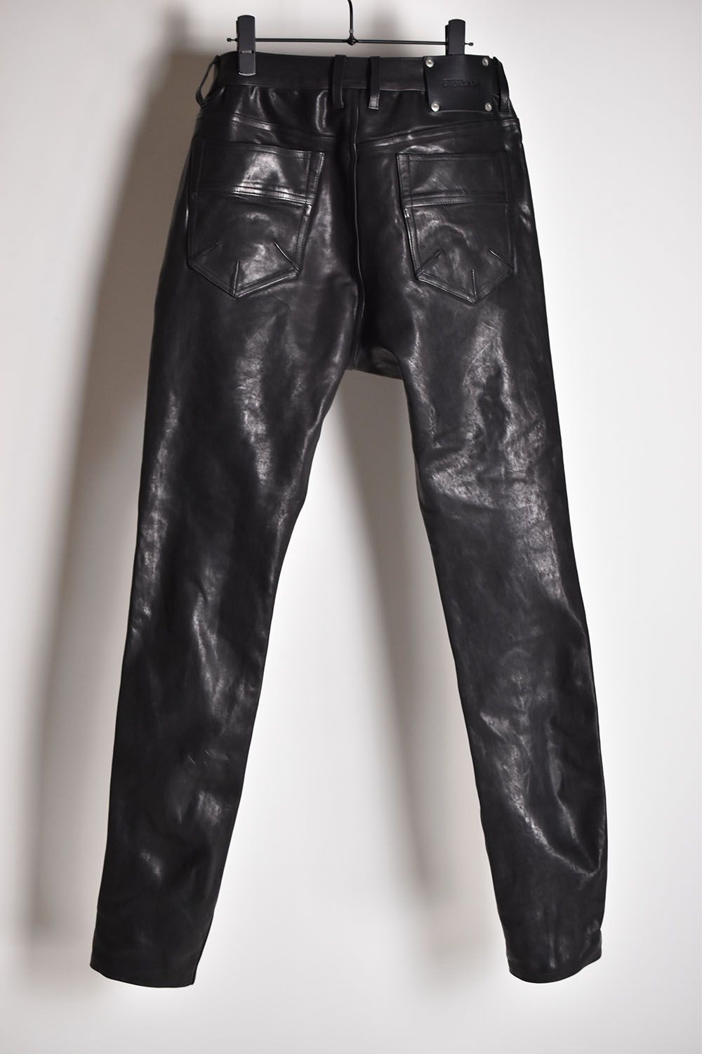 MARYAM  Kip Garment Dye Leather Pants"Black"/マリアムキップ製品染レザーパンツ"ブラック"