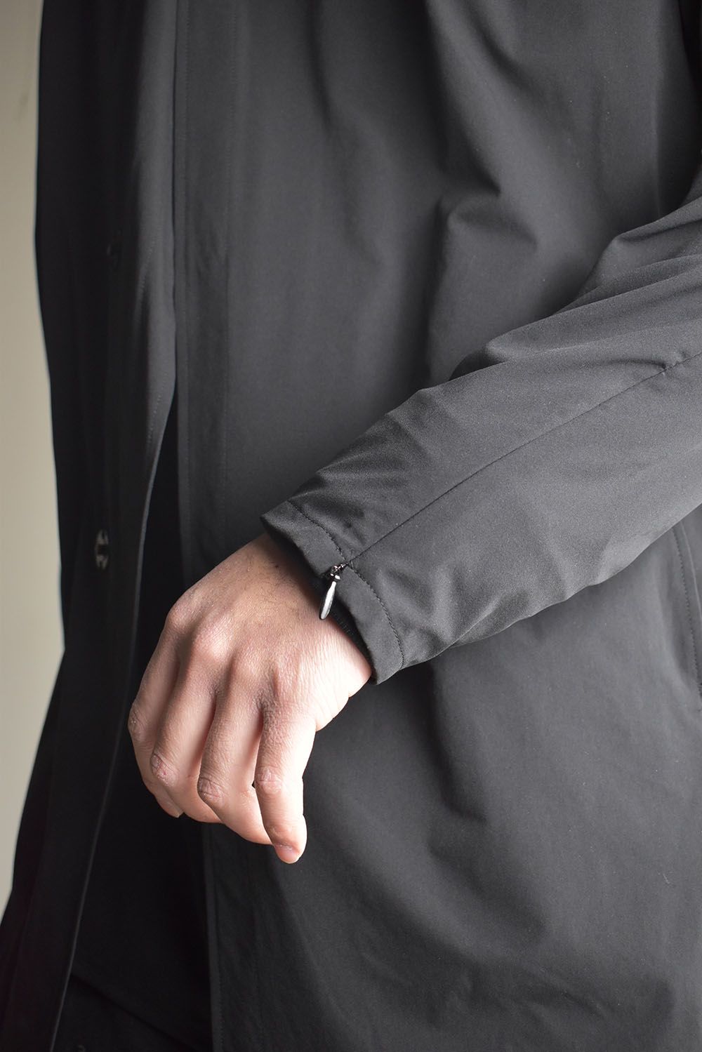 Anorak Jerseey Coat"Black" / アノラックジャージーコート"ブラック"