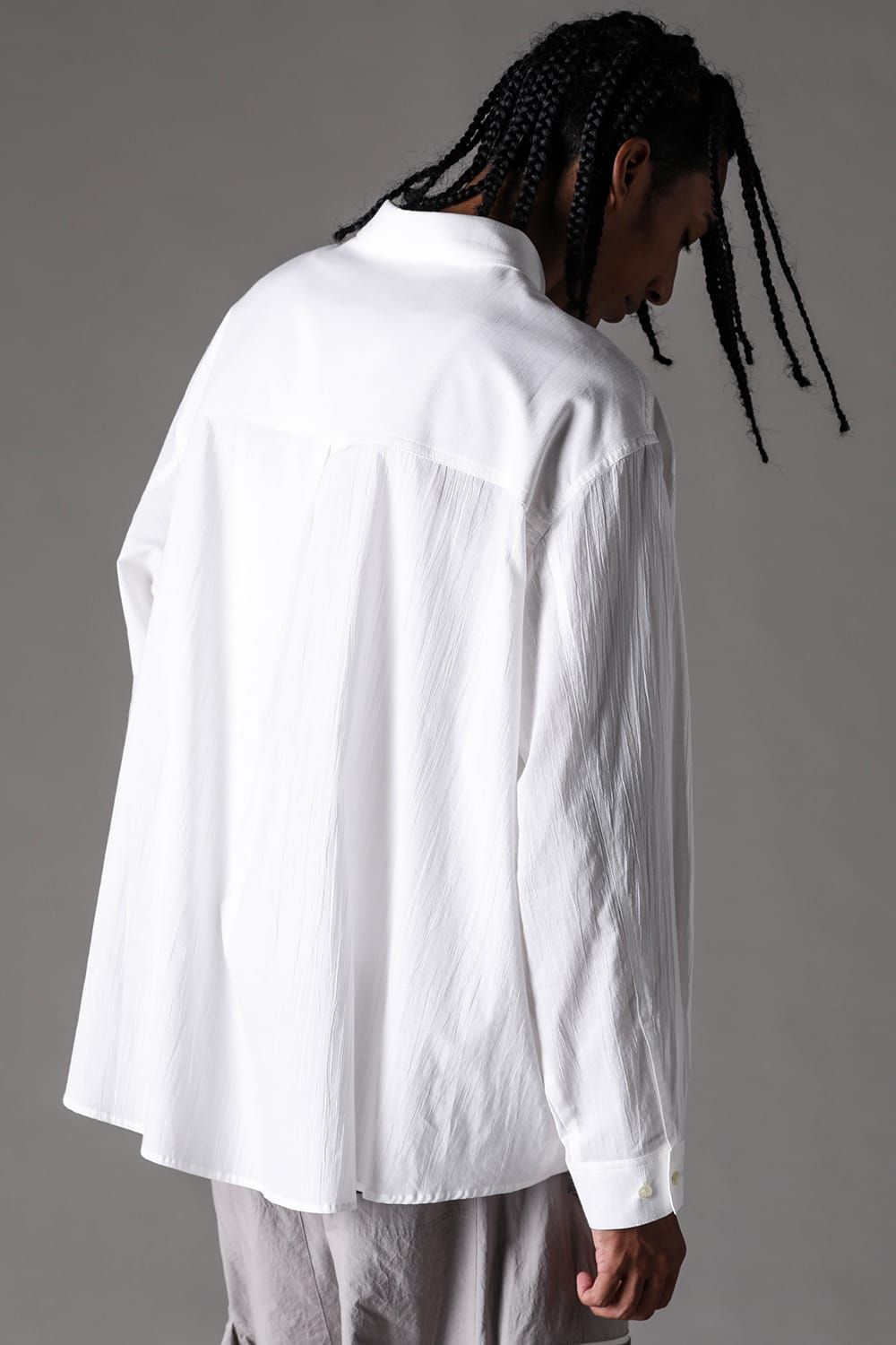 《2027SS先行予約》Over Sized Shirts"Black / Blue /L.Pink / Ivory" / オーバーサイズシャツ "ブラック / ブルー / ライトピンク /アイボリー"