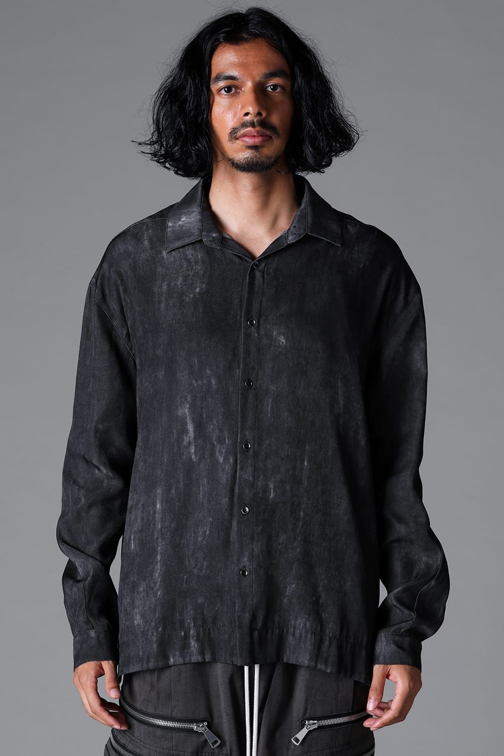 《2026SS先行予約》Shirts"Black / Uneven D.Grey / Uneven Grey" / シャツ"ブラック/アンイーブンダークグレー/アンイーブングレー"