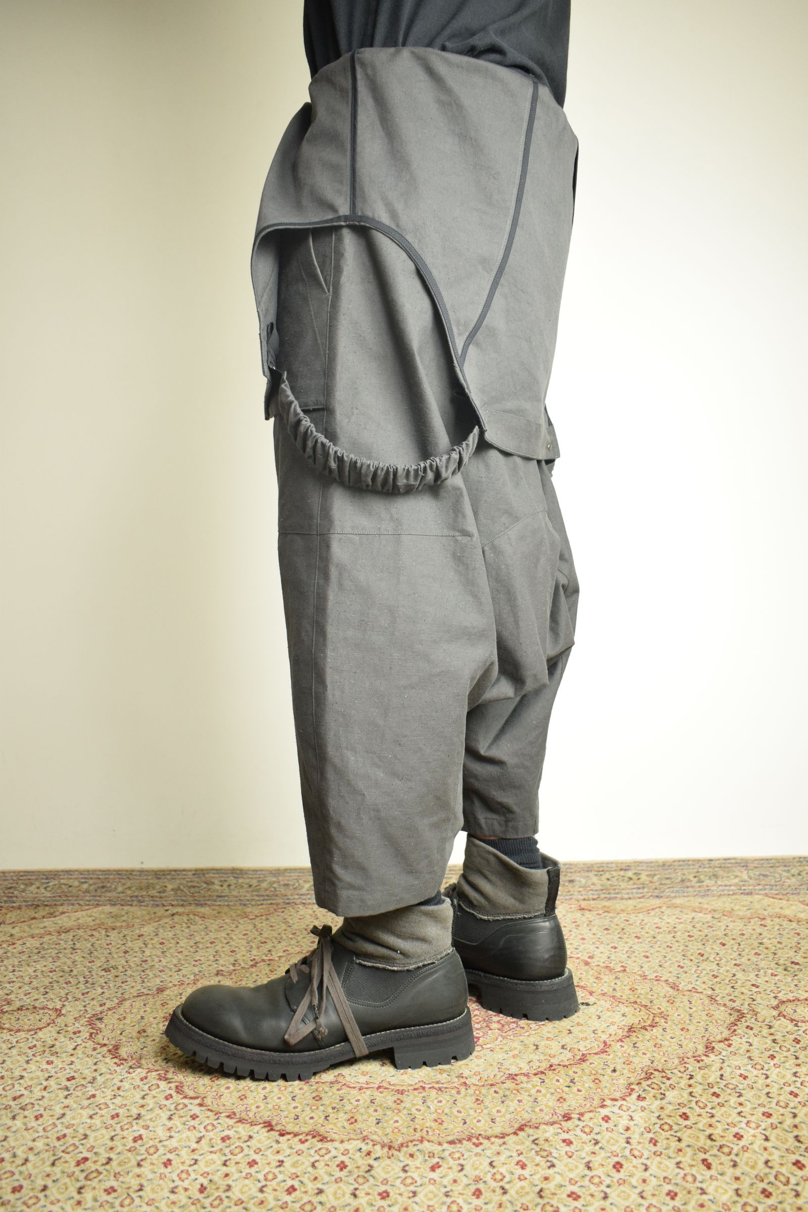 Deep Crotch Over All"Charcoal" / ディープクロッチオーバーオール"チャコール"