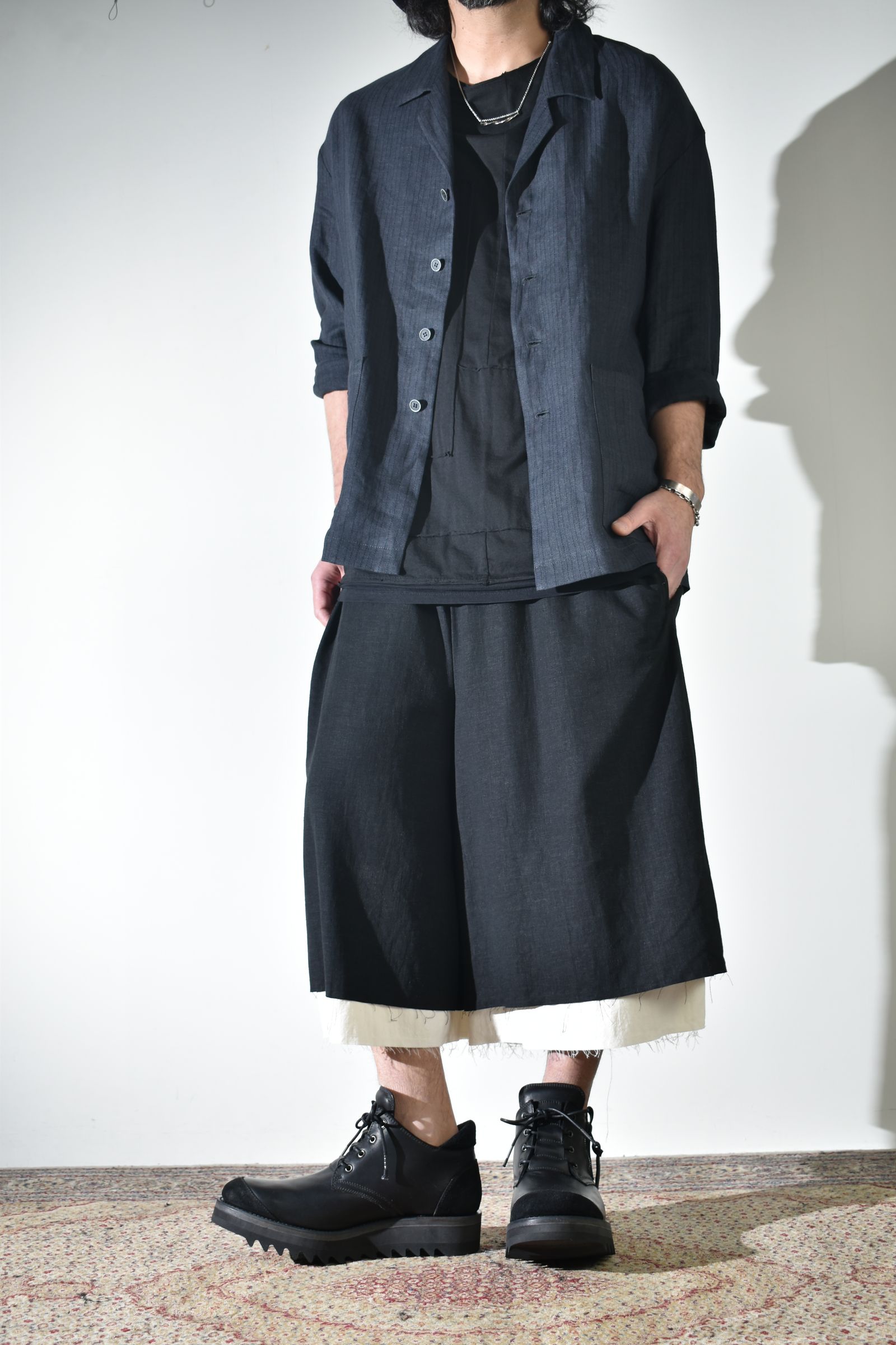 ラフな着方もあり