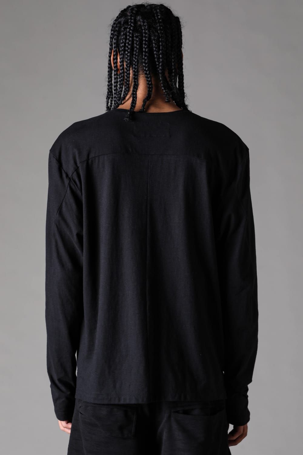 《2027SS先行予約》Henley Neck Long Sleeve "Black / Ivory / Greige / Ice Blue / Pale Shell" / ヘンリーネックロングスリーブ"ブラック/アイボリー/グレージュ/アイスブルー/ペイルシェル"