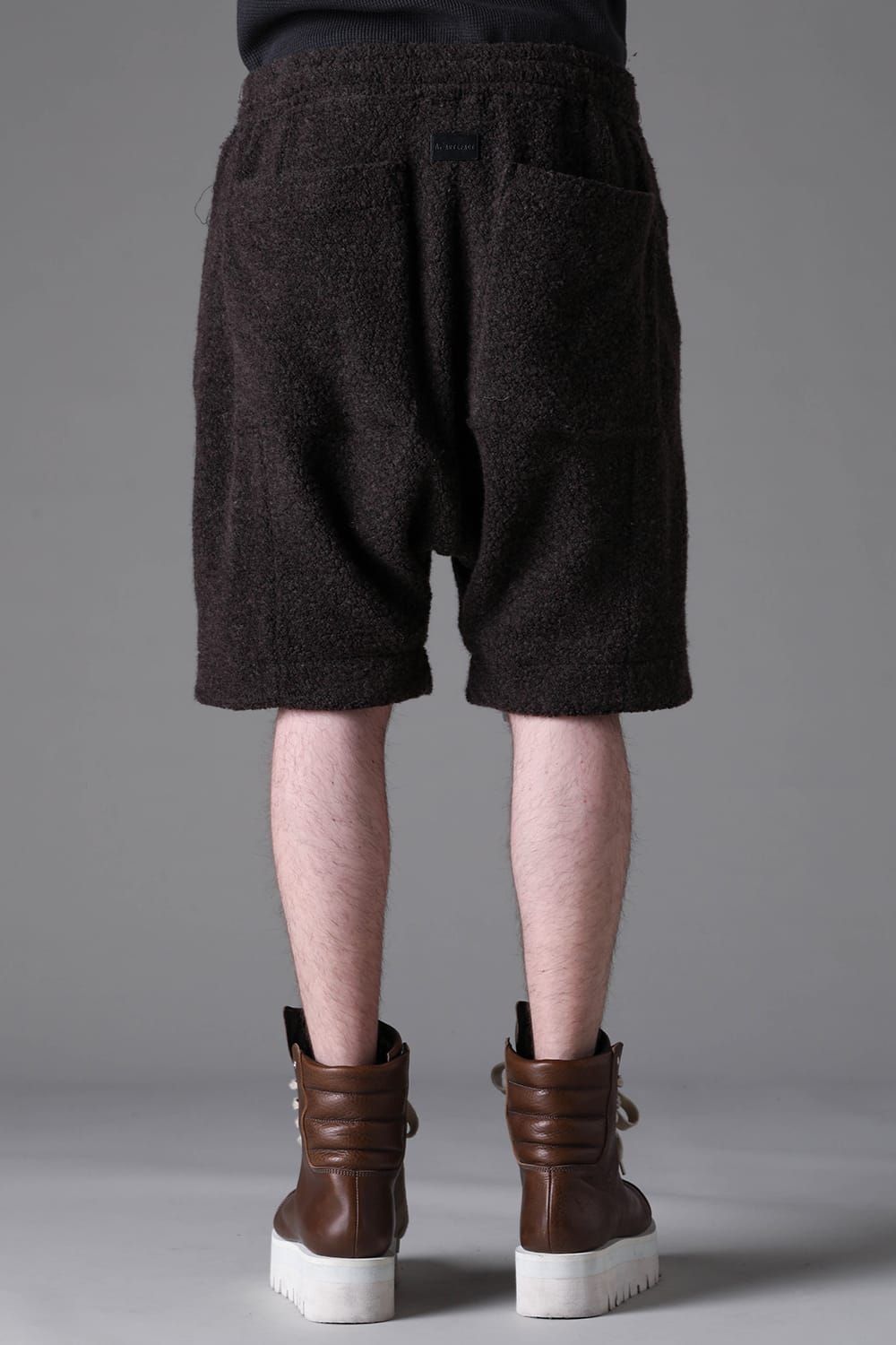 《2026AW先行予約》Sarrouel Short Pants"Black / Khaki" / サルエルショートパンツ"ブラック/カーキ"