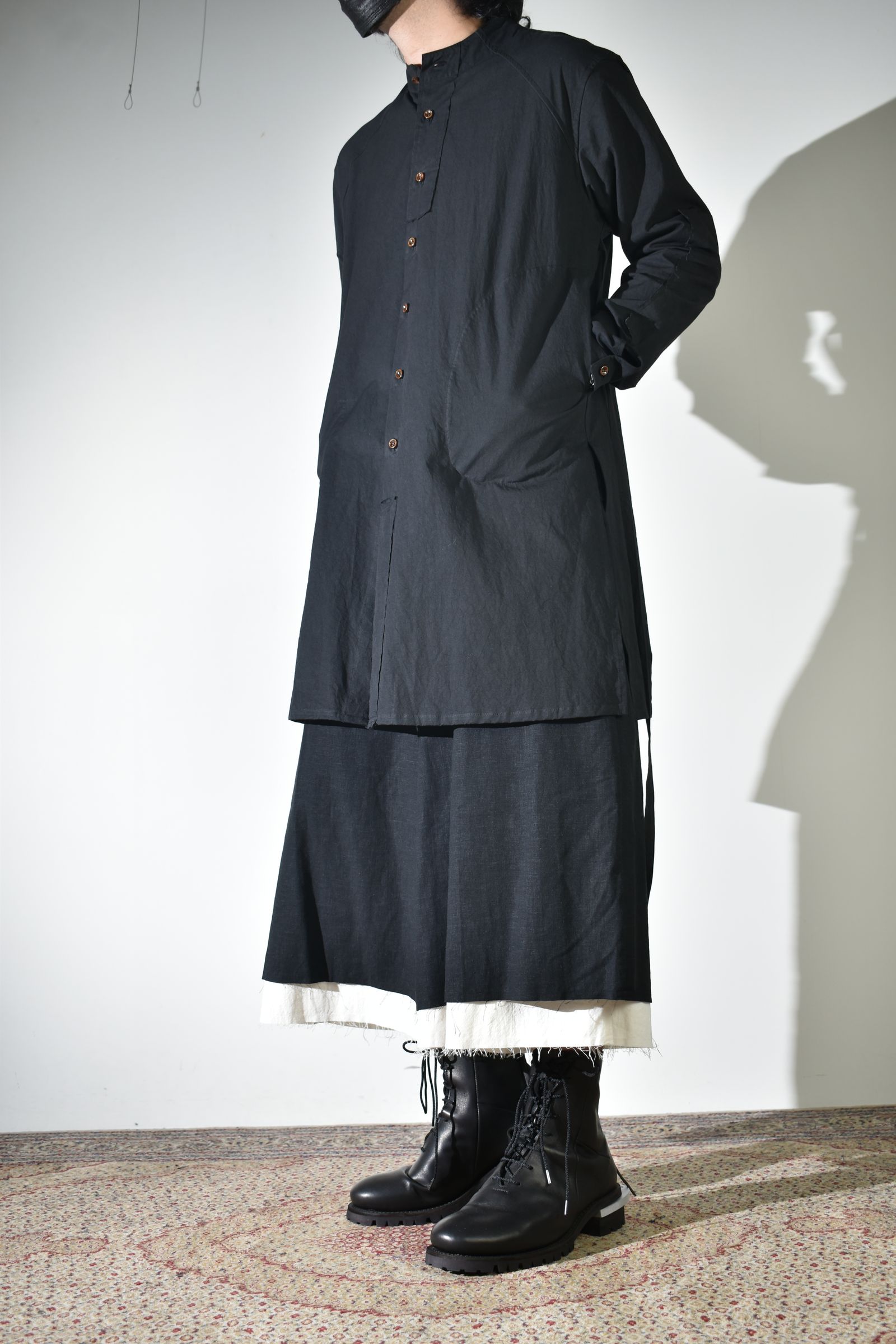 レイヤードで魅せるkujakuのハーフパンツ