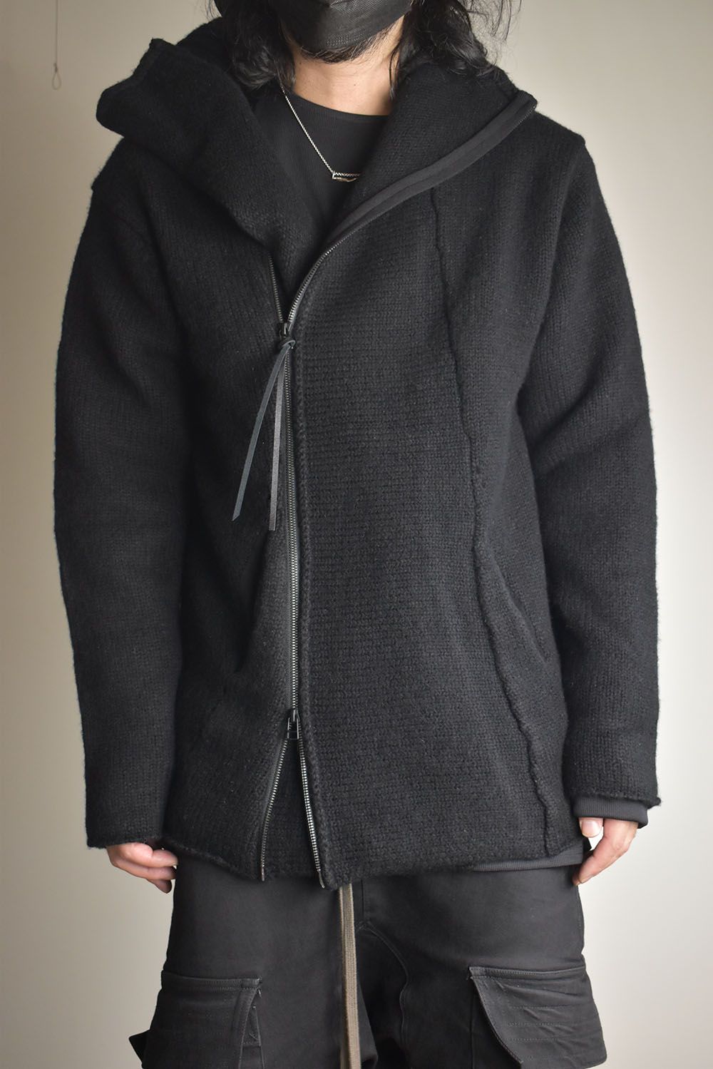 Riders Knit"Black" / ライダースニット"ブラック"