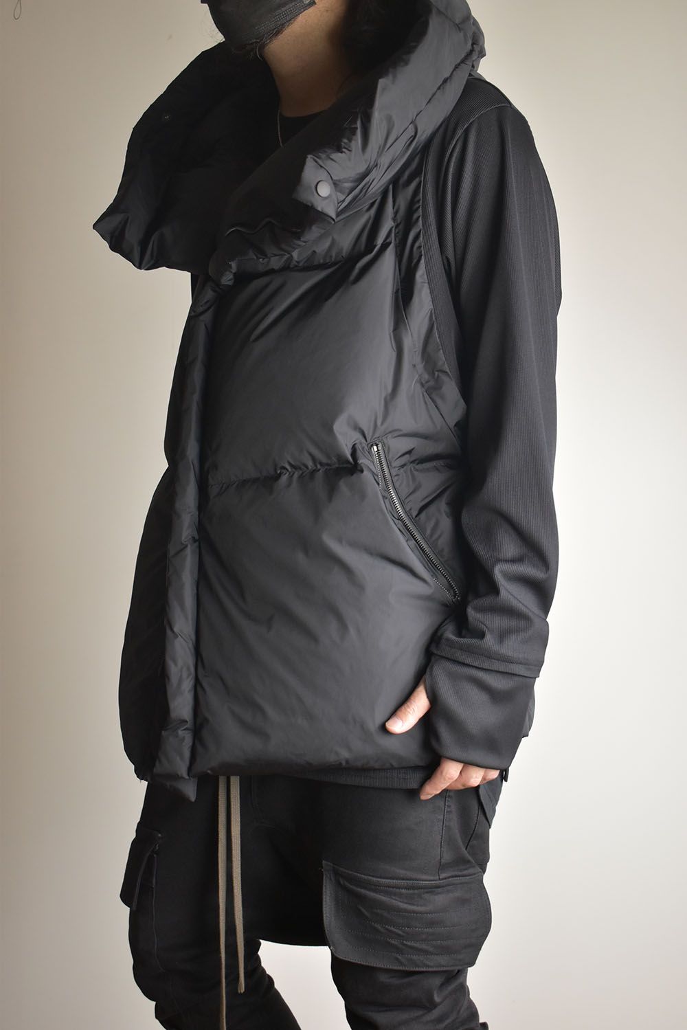 Detachable Sleeve Down Jacket"Black" / デタッチャブルスリーブダウンジャケット"ブラック"