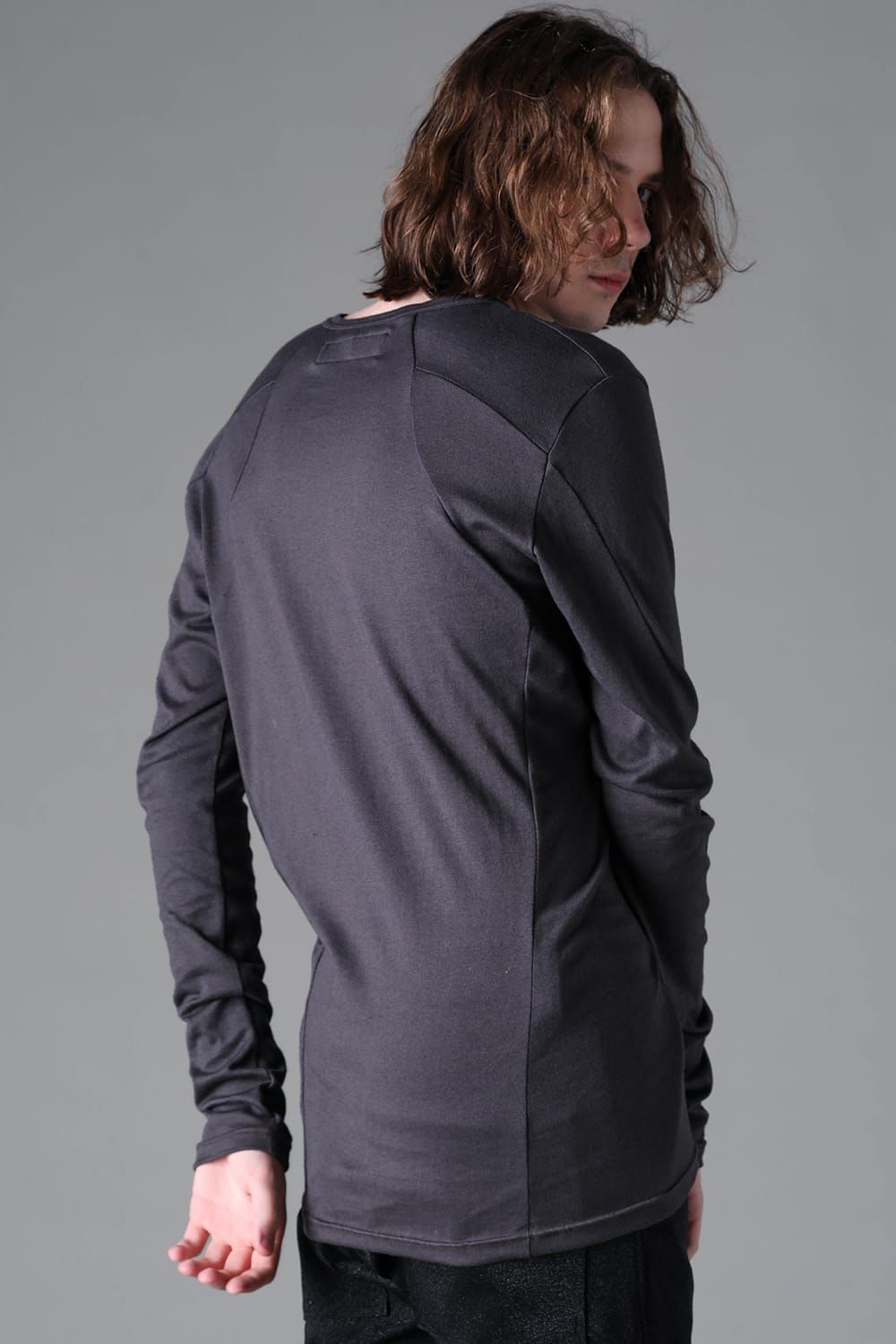 《2026AW先行予約》Panelled Over Size Pullover"Black / D.Grey" / パネルオーバーサイズプルオーバー"ブラック/ダークグレー"