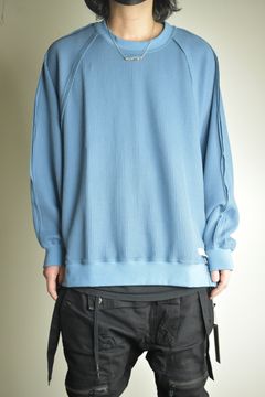 Rail Knit Dolman Sleeve"Blue" / レールニットドルマンスリーブ"ブルー"