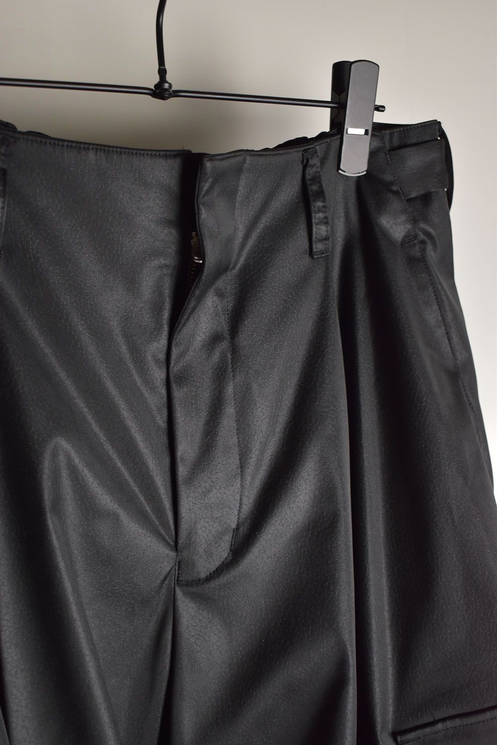 Fake Fake Leather Detachable Cargo Pants"Black"/フェイクフェイクレザーデタッチャブルカーゴパンツ"ブラック"