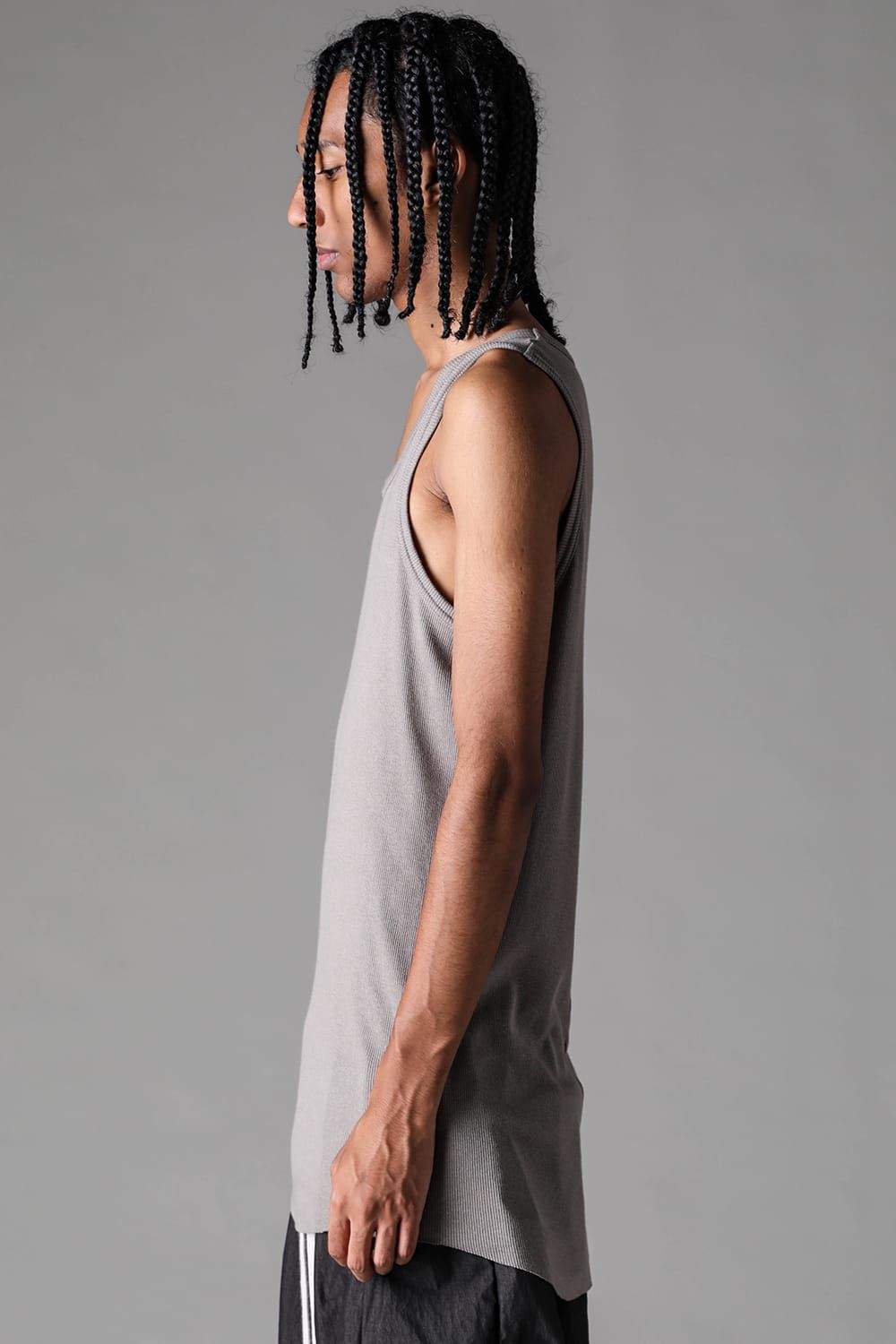 《2027SS先行予約》Regular Rib Tank Top"Greige" / レギュラーリブタンクトップ "グレージュ"